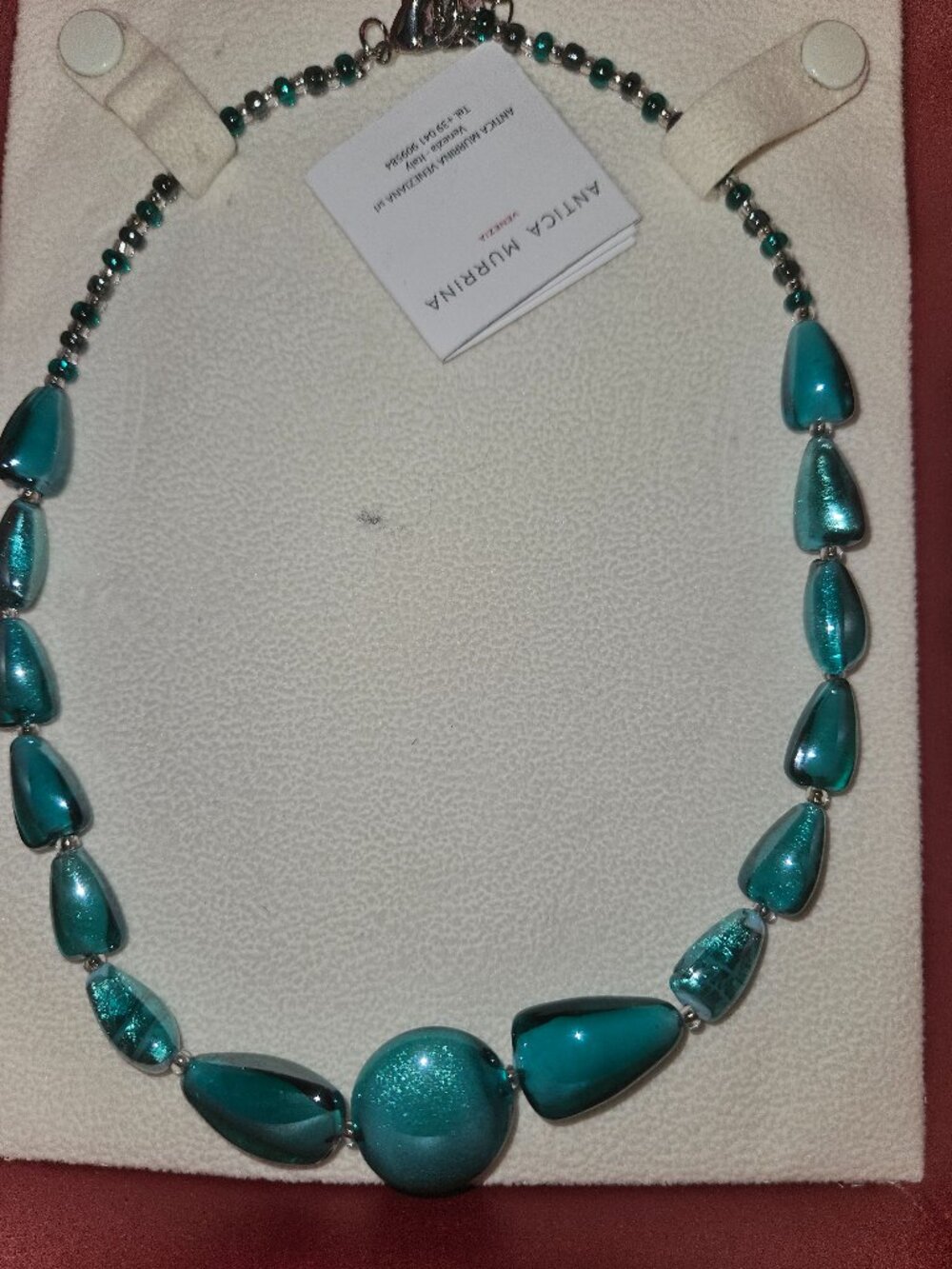 Antica Murrina murano glass necklace